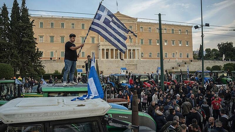 Bauern Proteste Griechenland